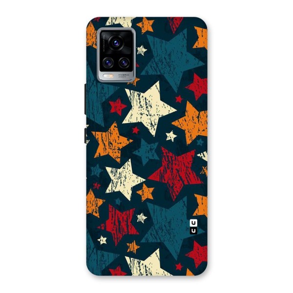 Rugged Star Design Back Case for Vivo V20 Pro