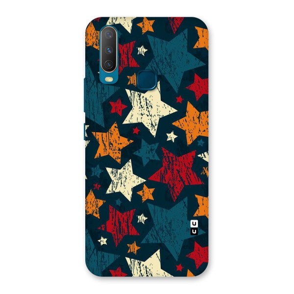 Rugged Star Design Back Case for Vivo Y12