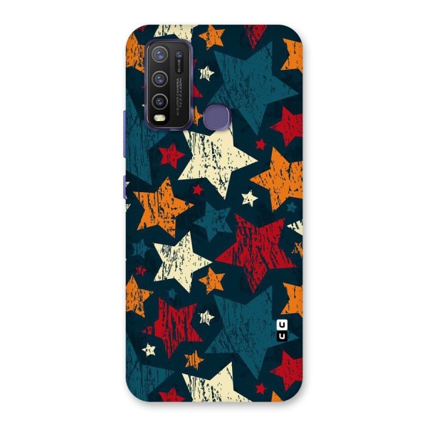 Rugged Star Design Back Case for Vivo Y30