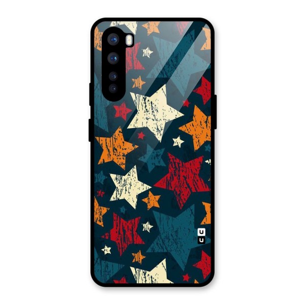 Rugged Star Design Glass Back Case for OnePlus Nord