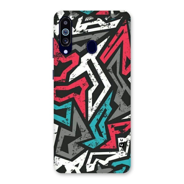 Rugged Strike Abstract Back Case for Galaxy A60