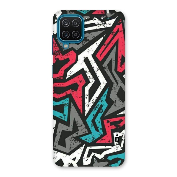 Rugged Strike Abstract Back Case for Galaxy F12