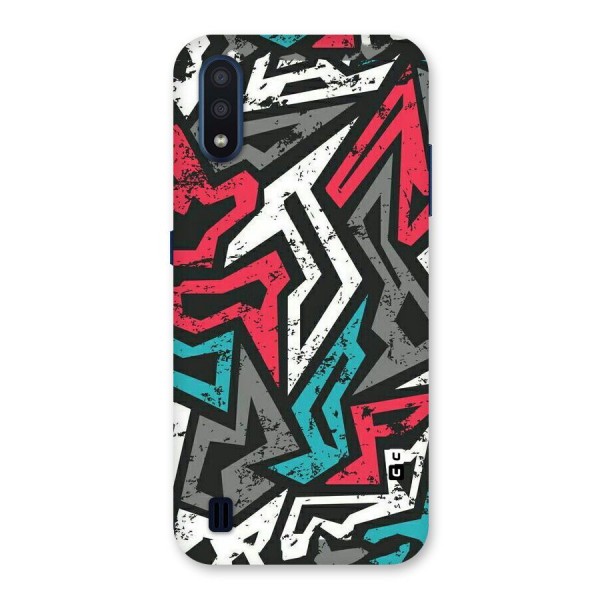 Rugged Strike Abstract Back Case for Galaxy M01