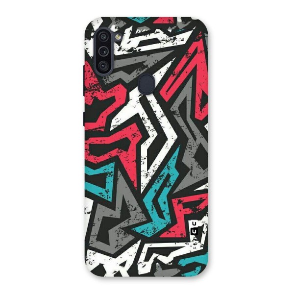 Rugged Strike Abstract Back Case for Galaxy M11