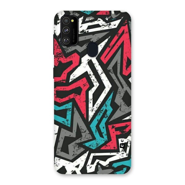 Rugged Strike Abstract Back Case for Galaxy M21