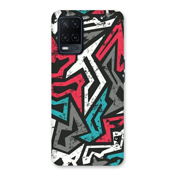 Rugged Strike Abstract Back Case for Oppo A54