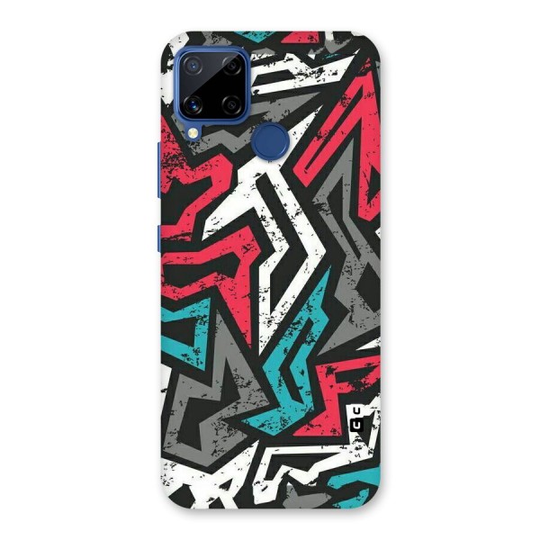 Rugged Strike Abstract Back Case for Realme Narzo 30A