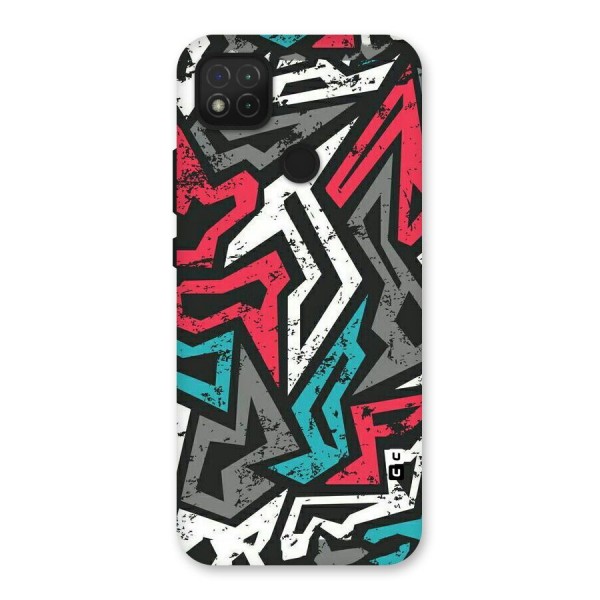 Rugged Strike Abstract Back Case for Redmi 9C