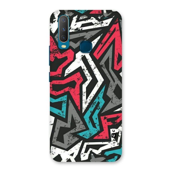 Rugged Strike Abstract Back Case for Vivo U10