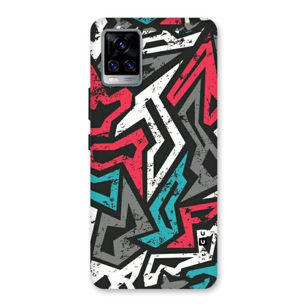 Rugged Strike Abstract Back Case for Vivo V20 Pro