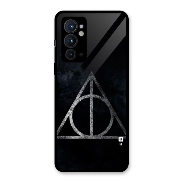 Rugged Triangle Design Glass Back Case for OnePlus 9RT 5G