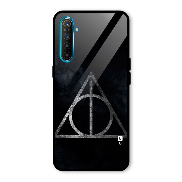 Rugged Triangle Design Glass Back Case for Realme X2