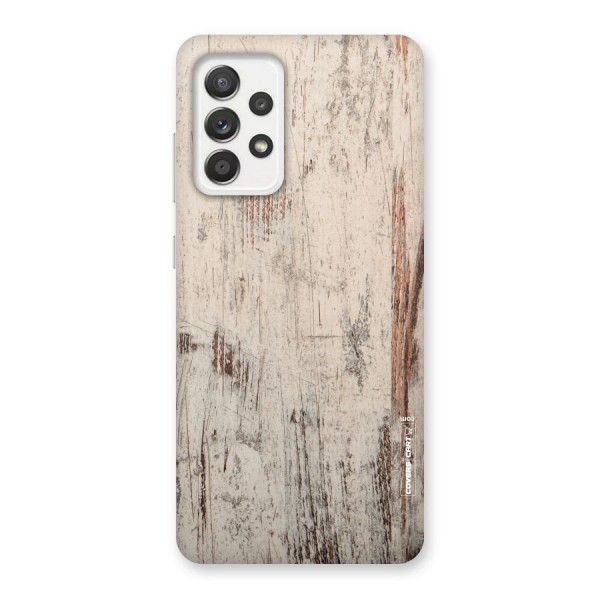 Rugged Wooden Texture Back Case for Galaxy A52