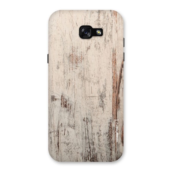 Rugged Wooden Texture Back Case for Galaxy A7 (2017)