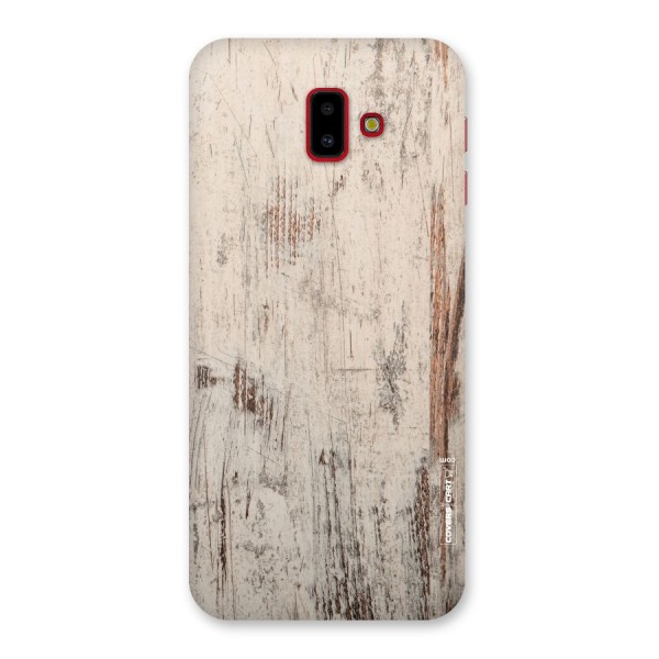 Rugged Wooden Texture Back Case for Galaxy J6 Plus