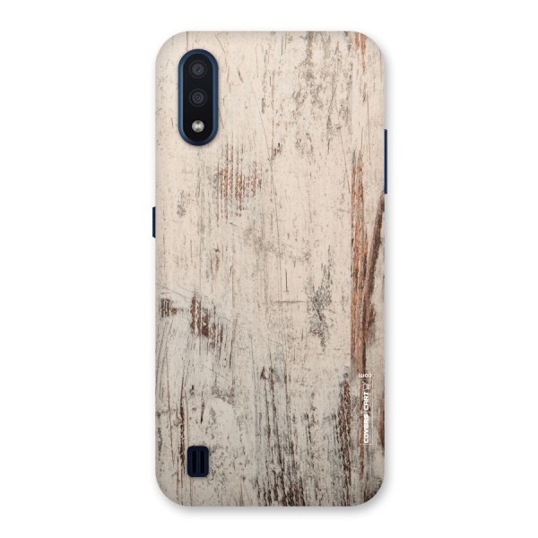 Rugged Wooden Texture Back Case for Galaxy M01