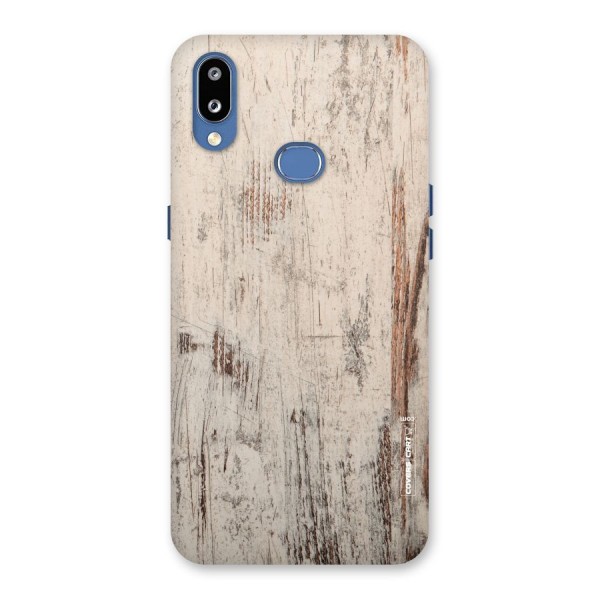 Rugged Wooden Texture Back Case for Galaxy M01s