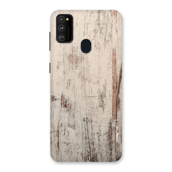 Rugged Wooden Texture Back Case for Galaxy M21