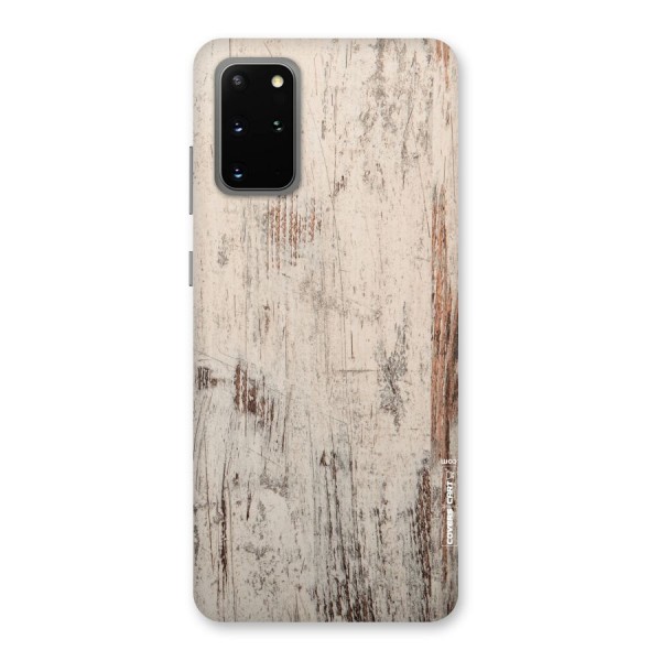 Rugged Wooden Texture Back Case for Galaxy S20 Plus