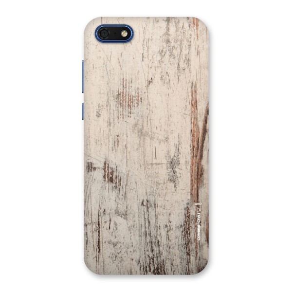 Rugged Wooden Texture Back Case for Honor 7s