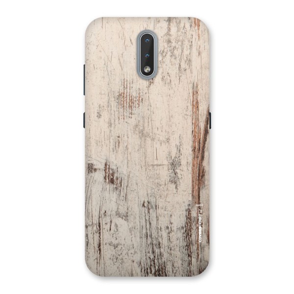 Rugged Wooden Texture Back Case for Nokia 2.3