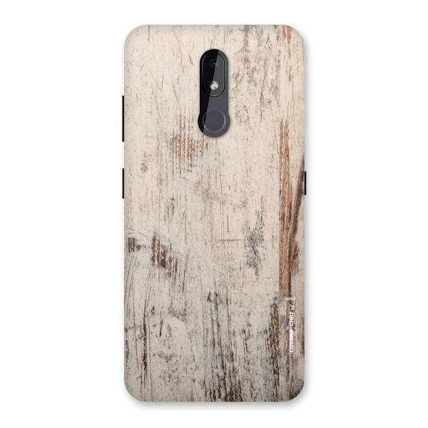 Rugged Wooden Texture Back Case for Nokia 3.2