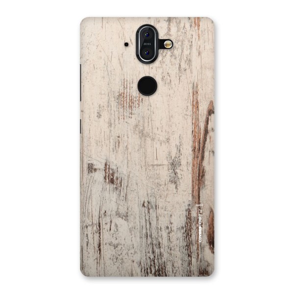 Rugged Wooden Texture Back Case for Nokia 8 Sirocco