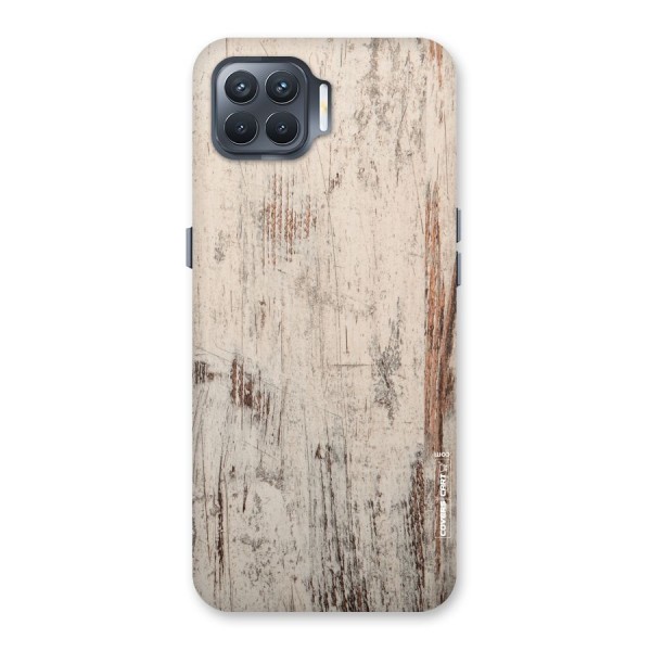 Rugged Wooden Texture Back Case for Oppo F17 Pro