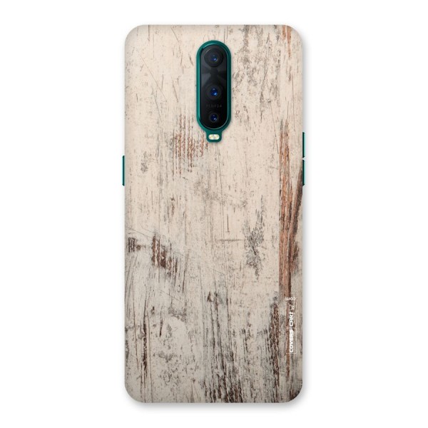 Rugged Wooden Texture Back Case for Oppo R17 Pro