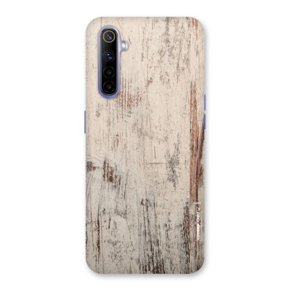 Rugged Wooden Texture Back Case for Realme 6