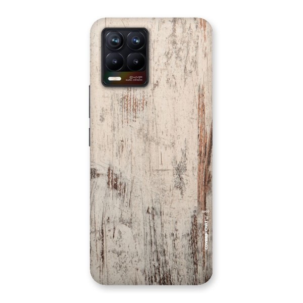 Rugged Wooden Texture Back Case for Realme 8