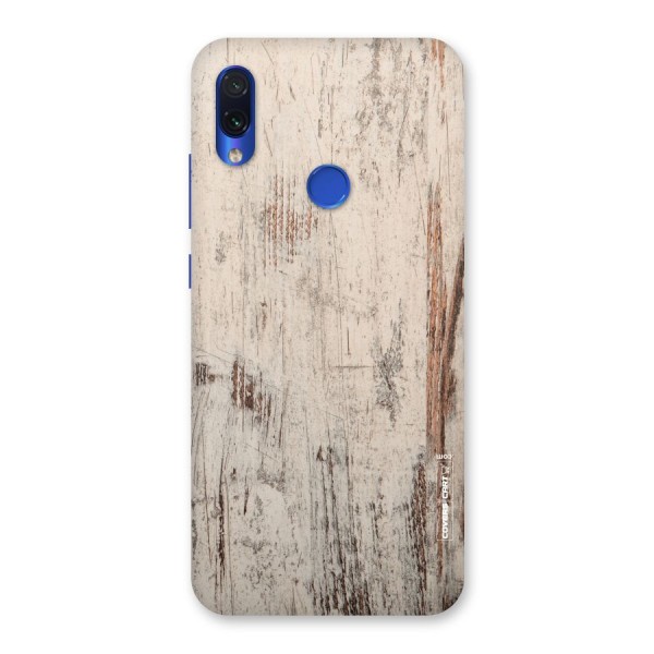 Rugged Wooden Texture Back Case for Redmi Note 7