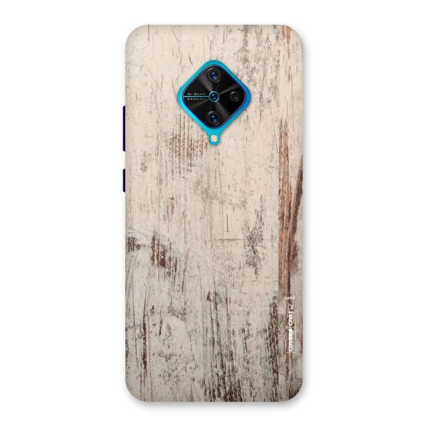 Rugged Wooden Texture Back Case for Vivo S1 Pro