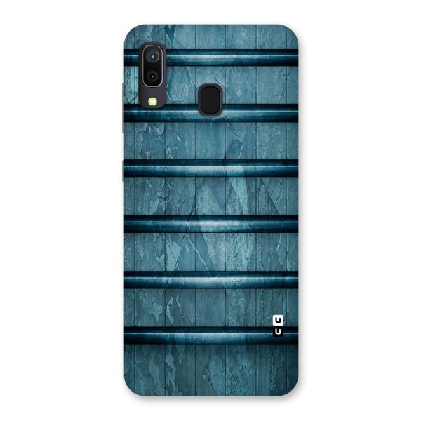 Rustic Blue Shelf Back Case for Galaxy A20