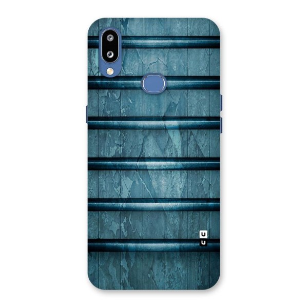 Rustic Blue Shelf Back Case for Galaxy M01s