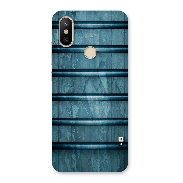 Rustic Blue Shelf Back Case for Mi A2