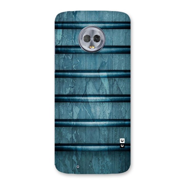 Rustic Blue Shelf Back Case for Moto G6