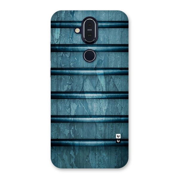 Rustic Blue Shelf Back Case for Nokia 8.1