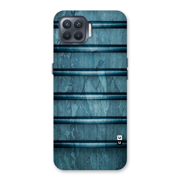 Rustic Blue Shelf Back Case for Oppo F17 Pro