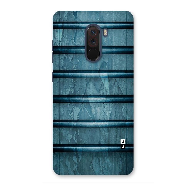 Rustic Blue Shelf Back Case for Poco F1