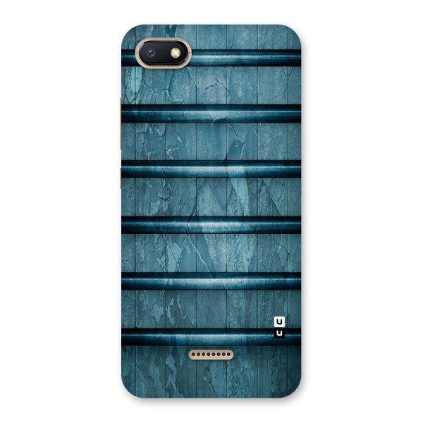 Rustic Blue Shelf Back Case for Redmi 6A