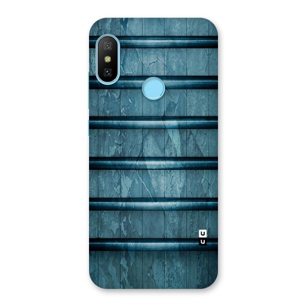 Rustic Blue Shelf Back Case for Redmi 6 Pro