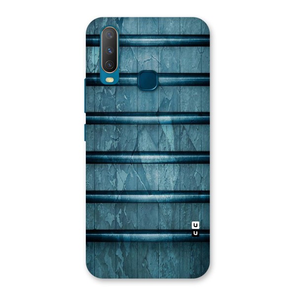 Rustic Blue Shelf Back Case for Vivo Y12