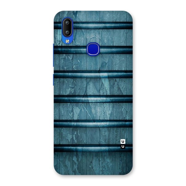 Rustic Blue Shelf Back Case for Vivo Y91