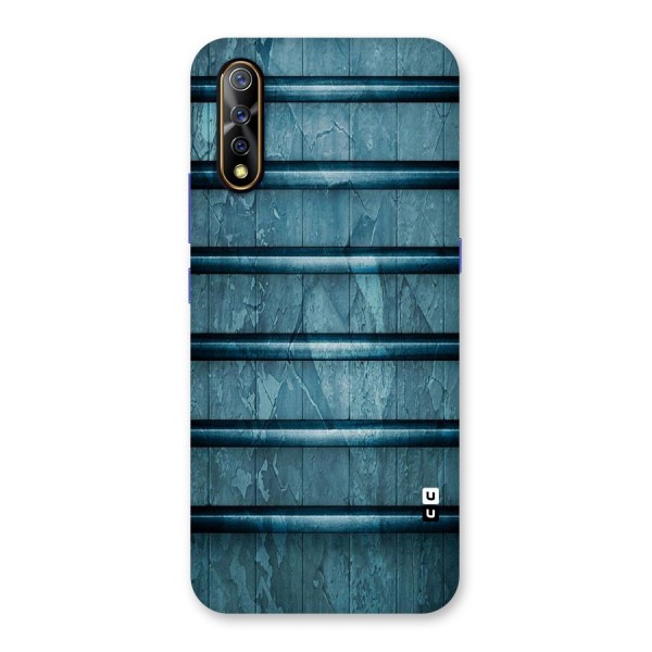 Rustic Blue Shelf Back Case for Vivo Z1x