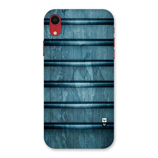 Rustic Blue Shelf Back Case for iPhone XR