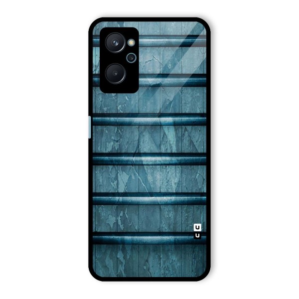 Rustic Blue Shelf Glass Back Case for Realme 9i