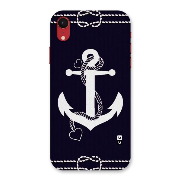 Sail Anchor Back Case for iPhone XR