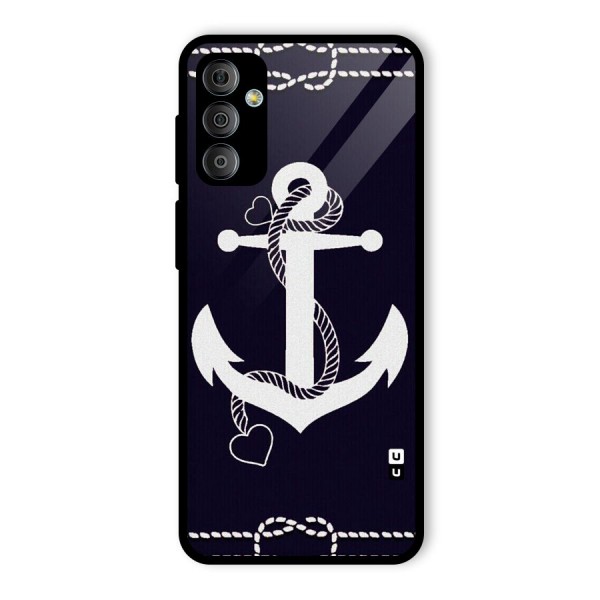 Sail Anchor Glass Back Case for Galaxy F23