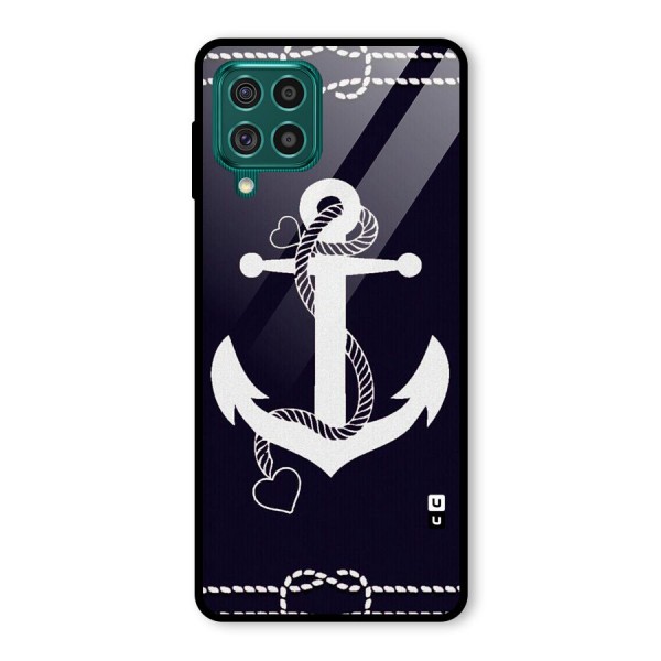 Sail Anchor Glass Back Case for Galaxy F62